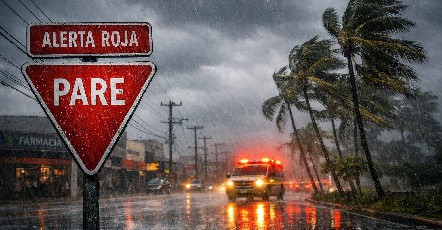 Alerta roja Santo Domingo