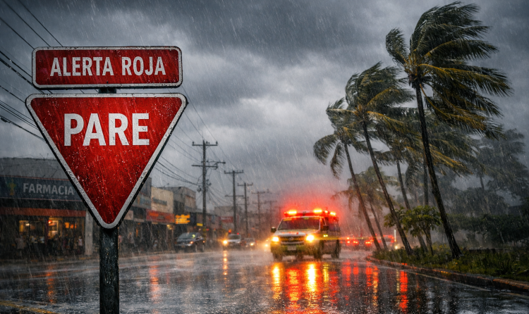 Alerta roja Santo Domingo