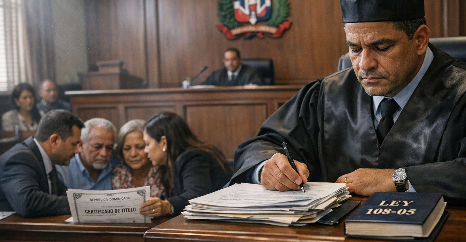 Litis sobre derechos registrados