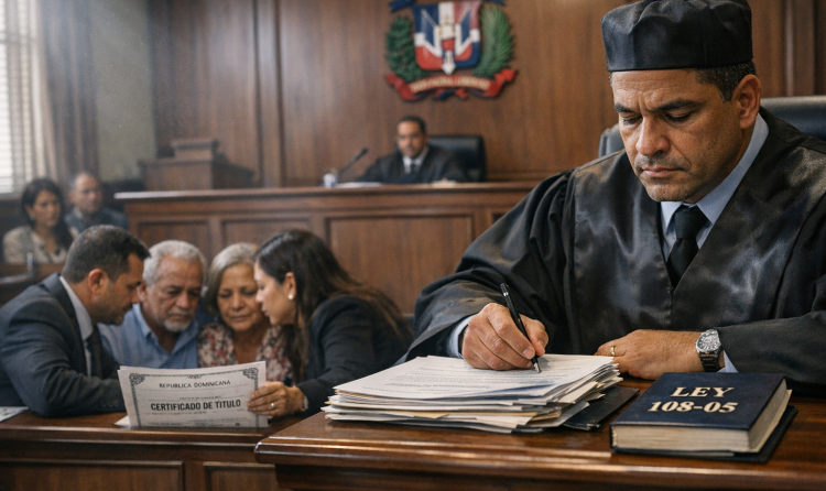 Litis sobre derechos registrados