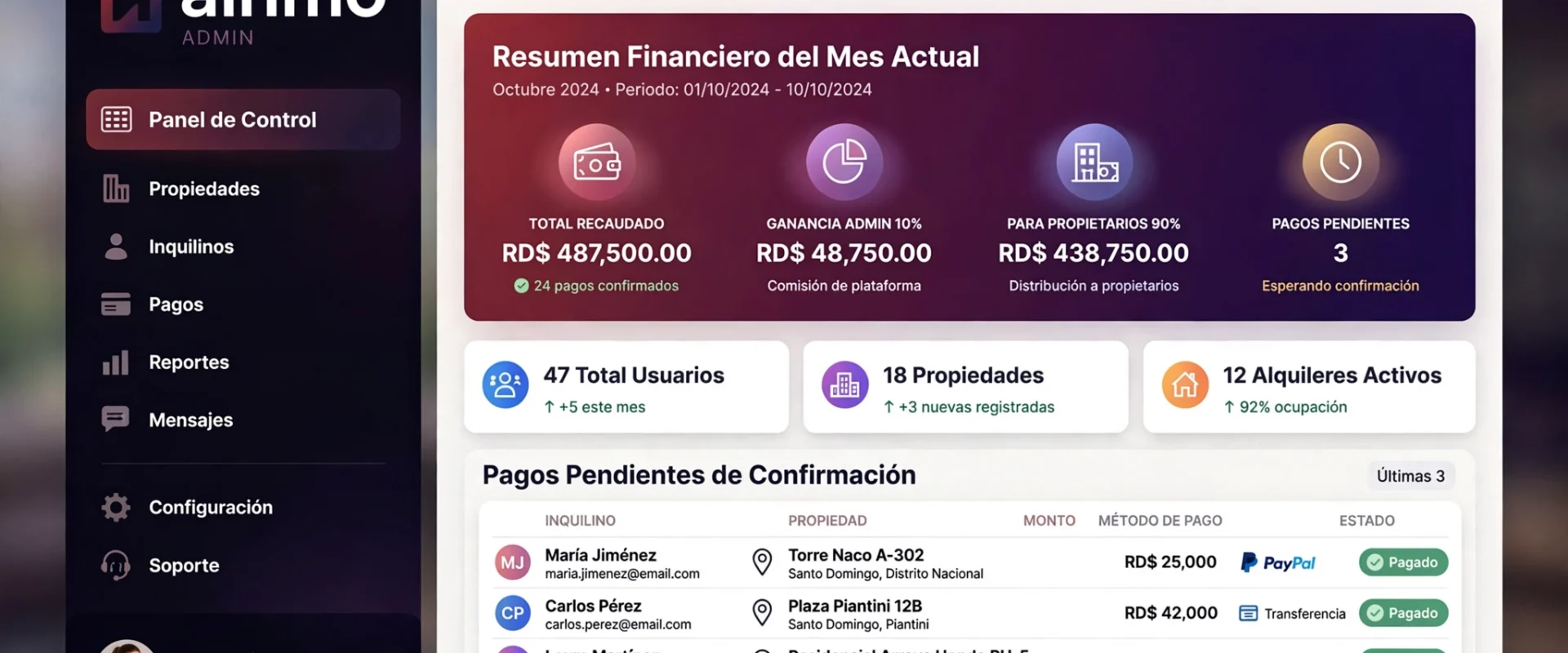 administración de alquileres en República Dominicana